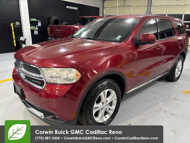 2013 Dodge Durango SXT in Black — front three-quarter view