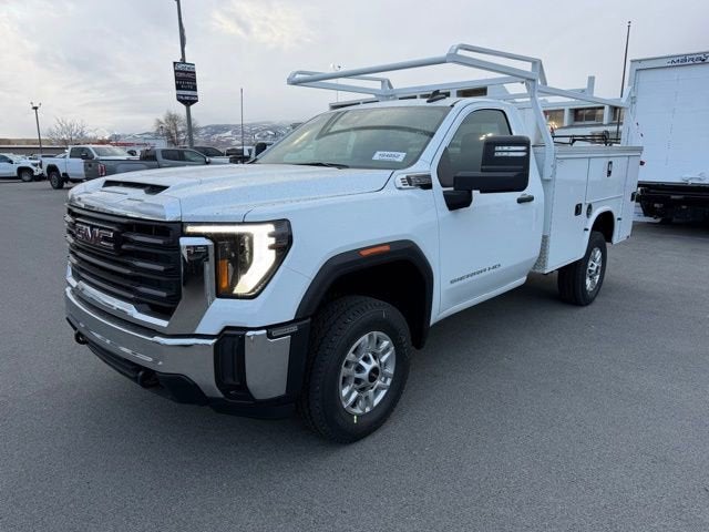 2026 GMC Sierra 2500 HD Pro in Summit White — front three-quarter view