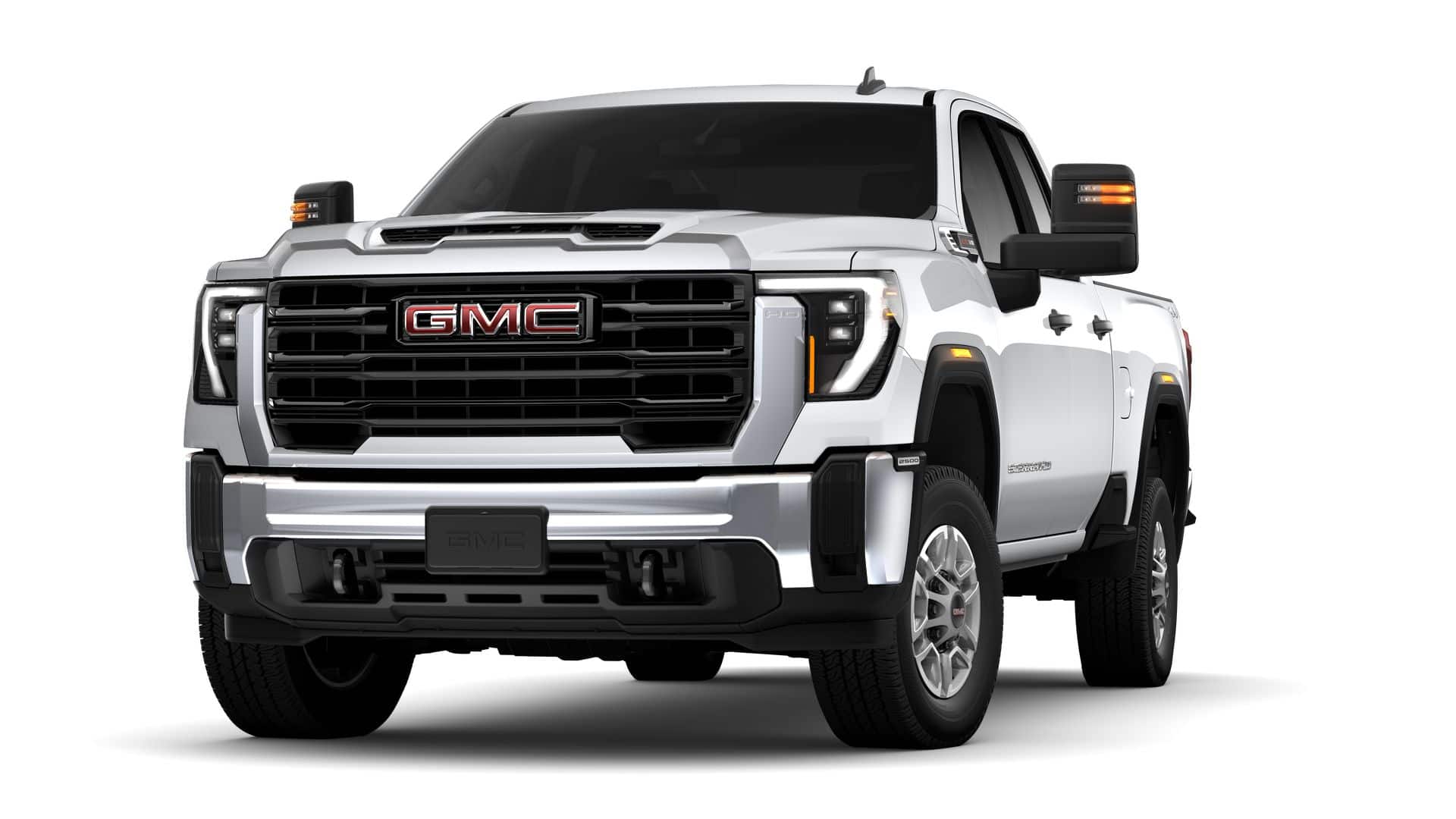 2026 GMC Sierra 2500 HD Pro in Summit White — front three-quarter view