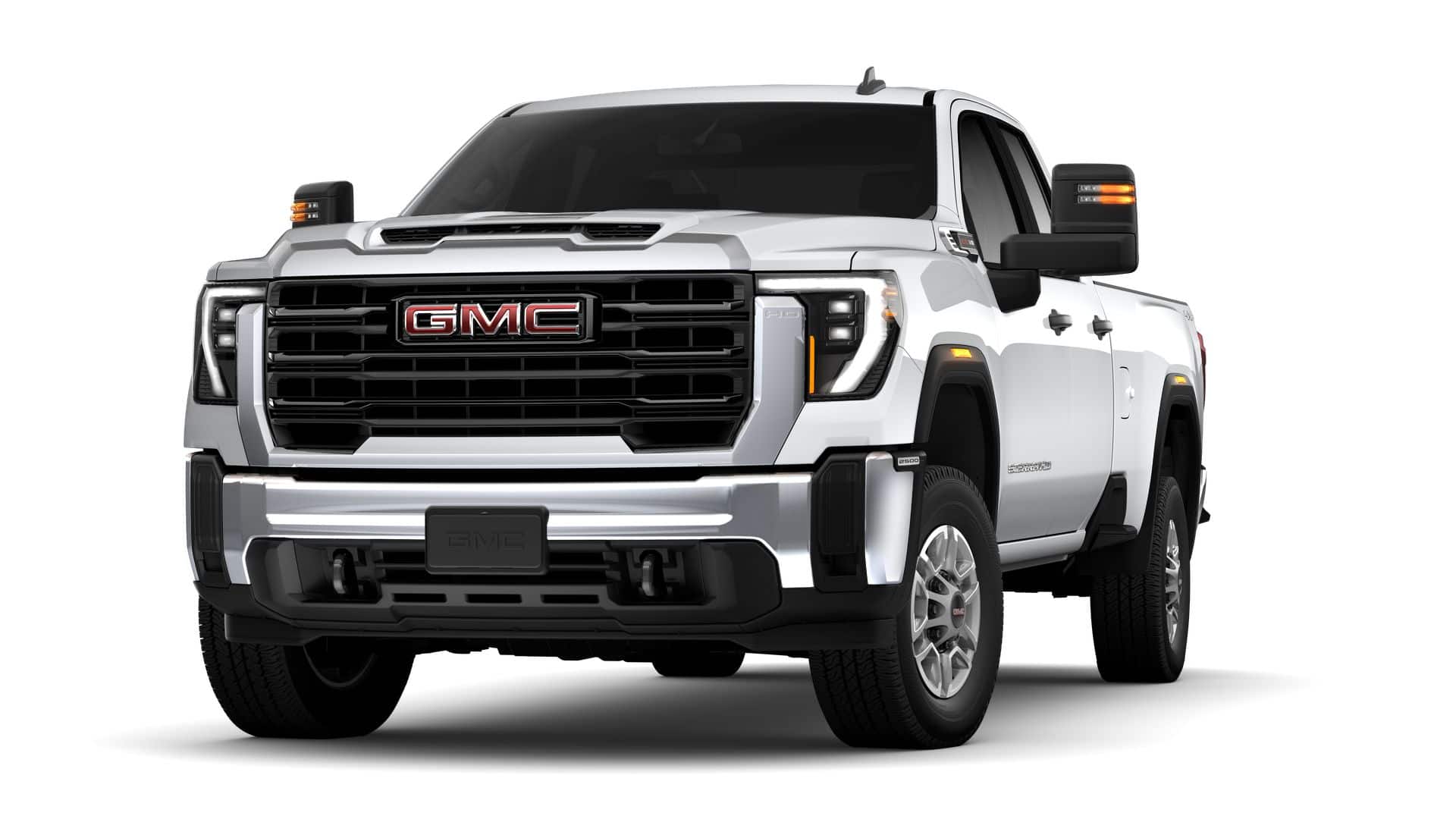 2026 GMC Sierra 2500 HD Pro in Summit White — front three-quarter view
