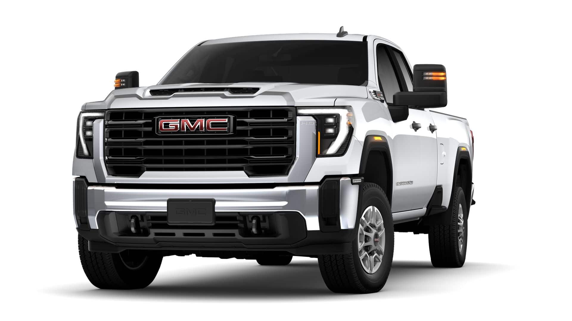 2026 GMC Sierra 2500 HD Pro in Summit White — front three-quarter view