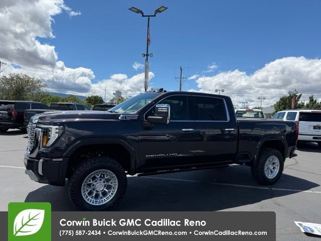 2026 GMC Sierra 2500 HD Denali in Titanium Rush Metallic — front three-quarter view