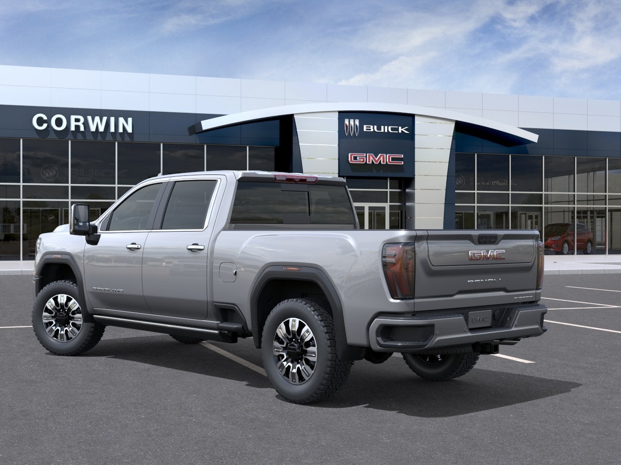 2026 GMC Sierra 2500 HD — rear three-quarter view