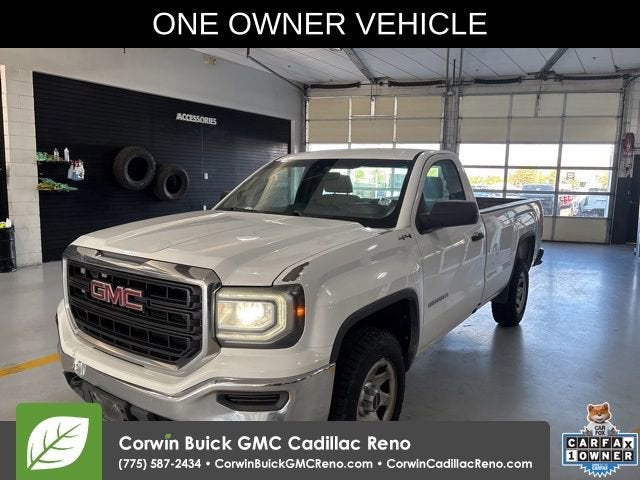 2016 GMC Sierra 1500 NA in Summit White — front three-quarter view