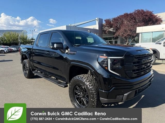 2026 GMC Sierra 1500 Elevation in Onyx Black — front three-quarter view
