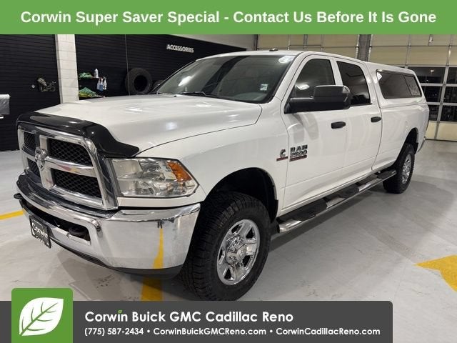 2016 RAM 2500 Tradesman in White — front three-quarter view