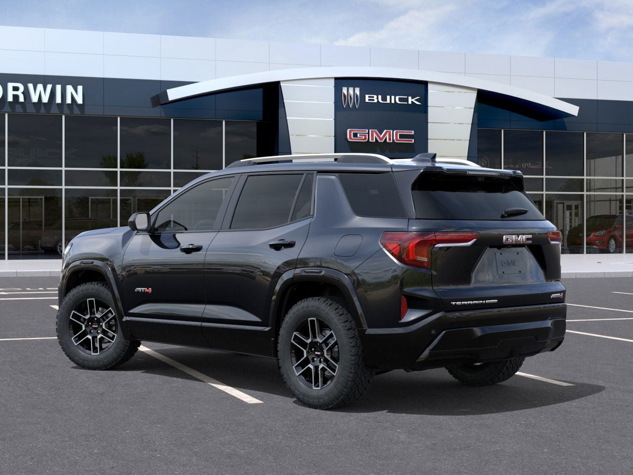 2026 GMC Terrain — rear three-quarter view
