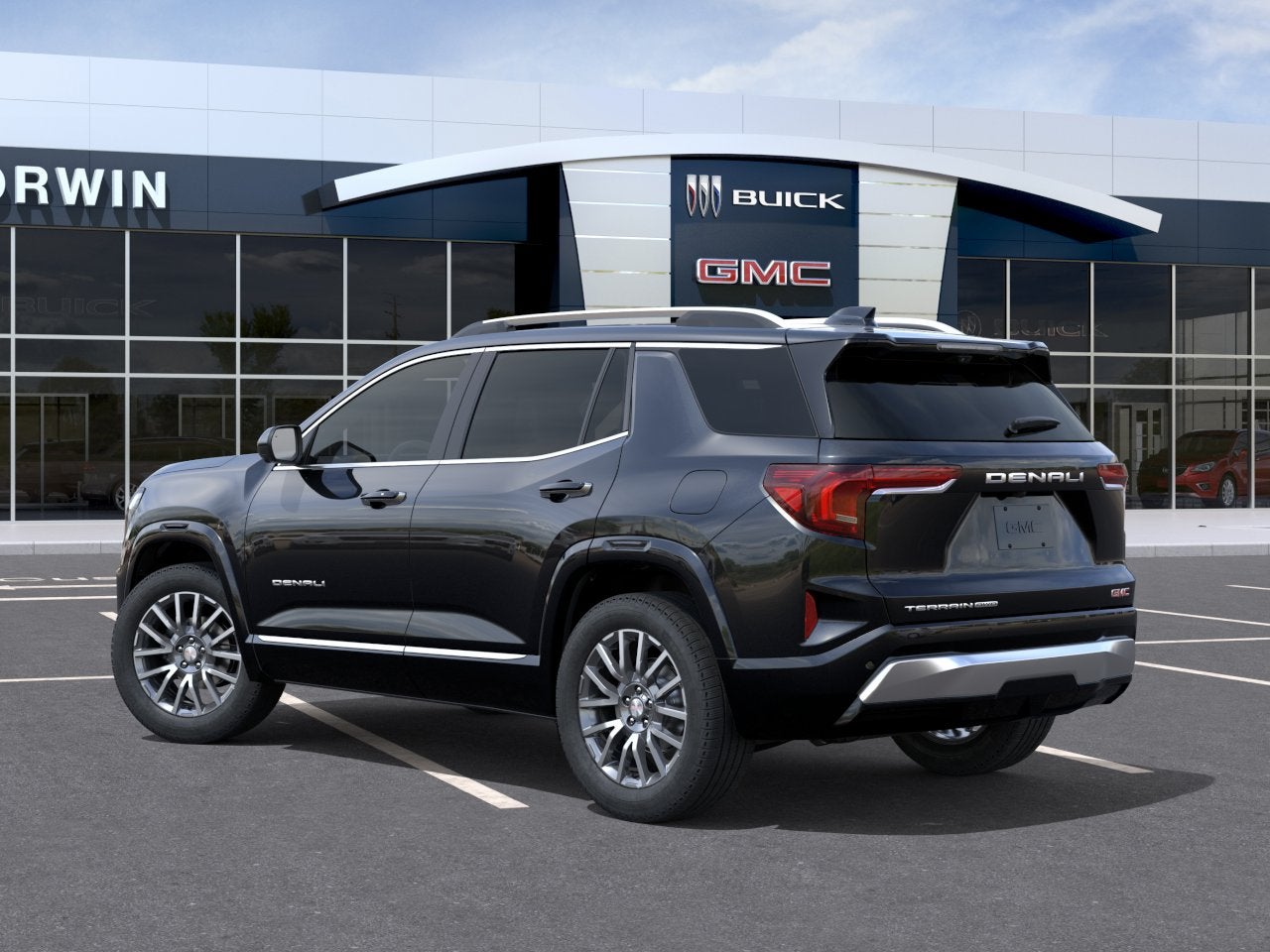 2026 GMC Terrain — rear three-quarter view