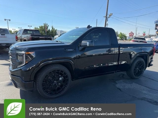 2026 GMC Sierra 1500 Pro in Onyx Black — front three-quarter view