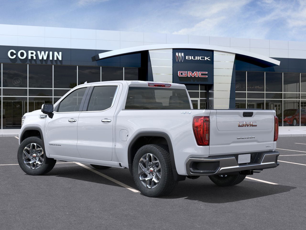2026 GMC Sierra 1500 — rear three-quarter view