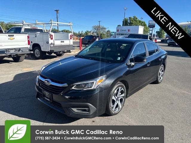 2022 Subaru Legacy Limited in Black — front three-quarter view
