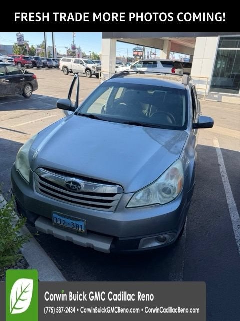 2011 Subaru Outback 3.6R Limited in Silver — front three-quarter view