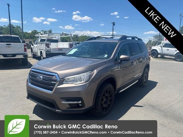 2021 Subaru Ascent Limited in Brown — front three-quarter view