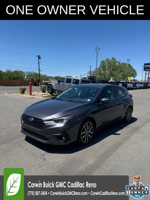 2026 Subaru Impreza Sport in Gray — front three-quarter view