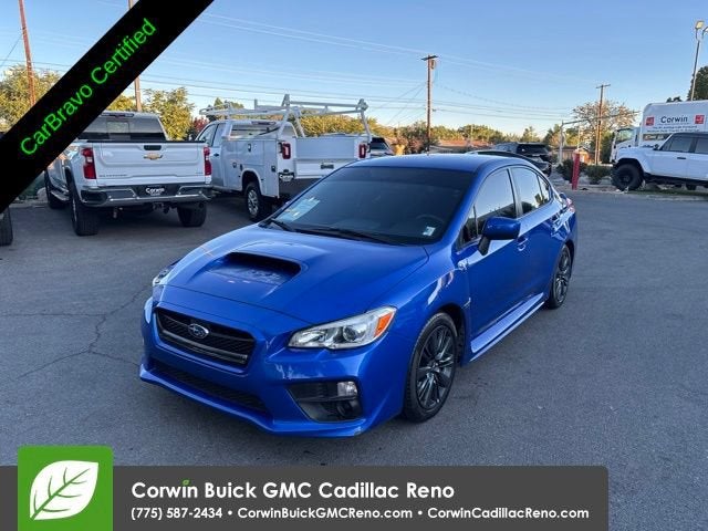2017 Subaru WRX 2.0T in Blue — front three-quarter view