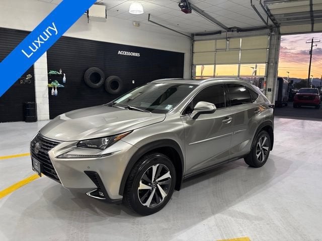 2019 Lexus NX 300 NX 300 in Silver — front three-quarter view